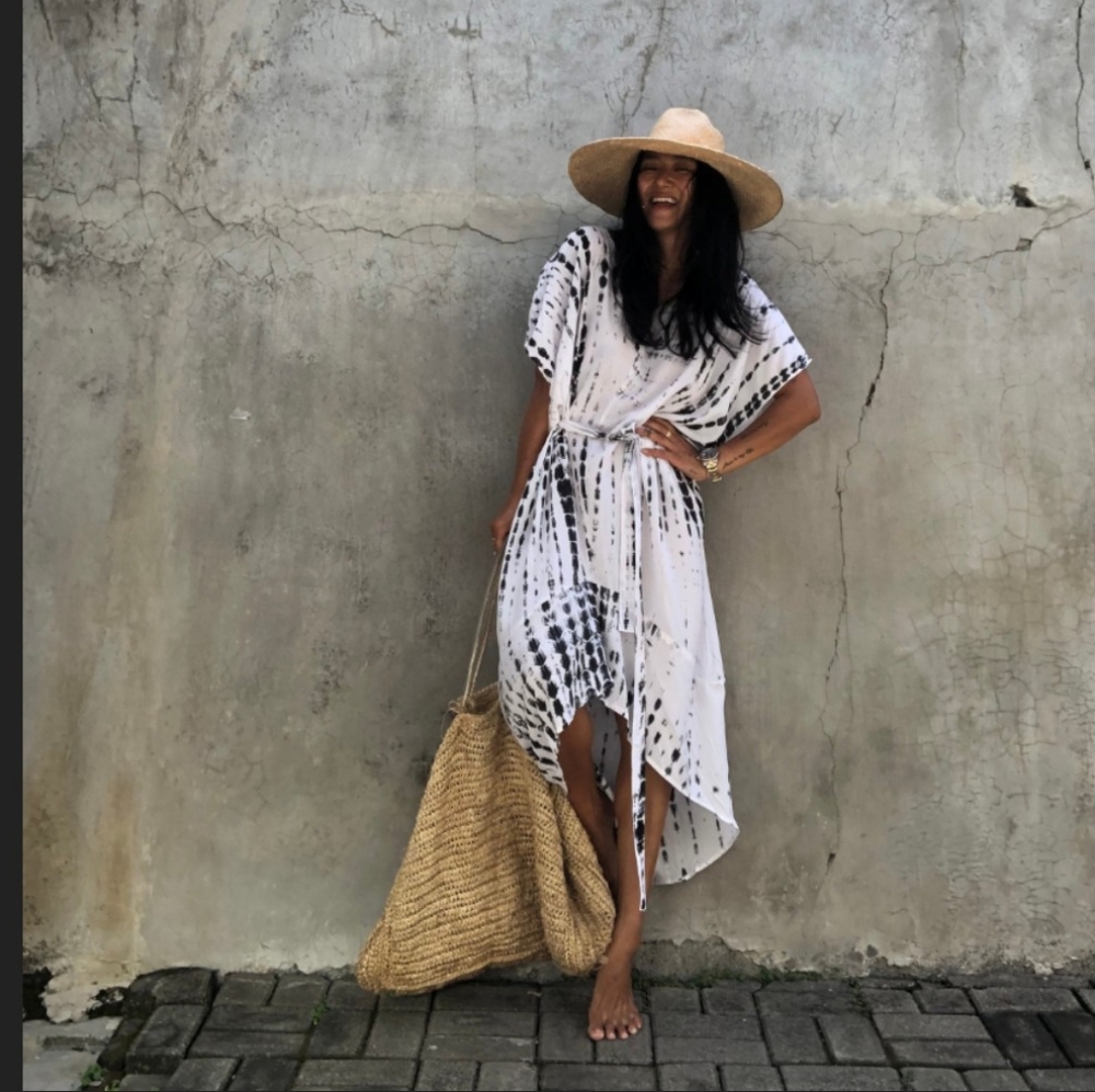 Boho kaftan/Bathing suit coverup